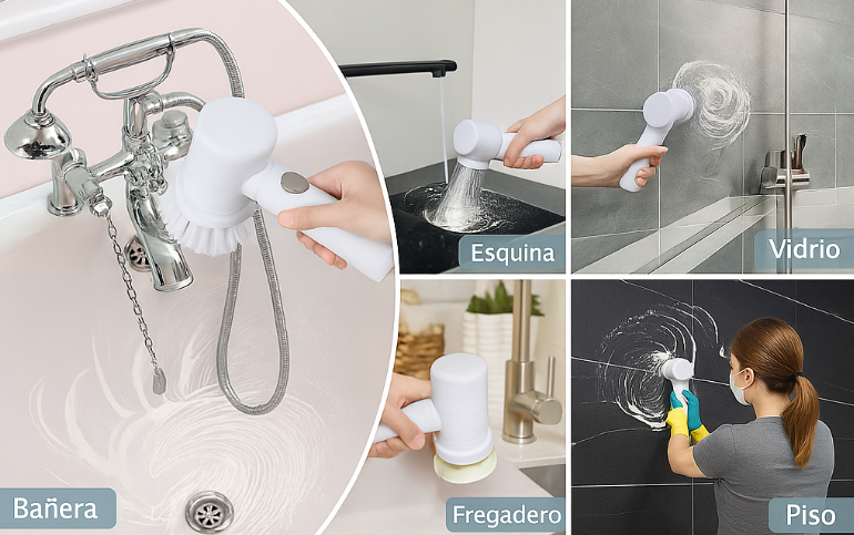 🧼 Cepillo de Limpieza Eléctrico