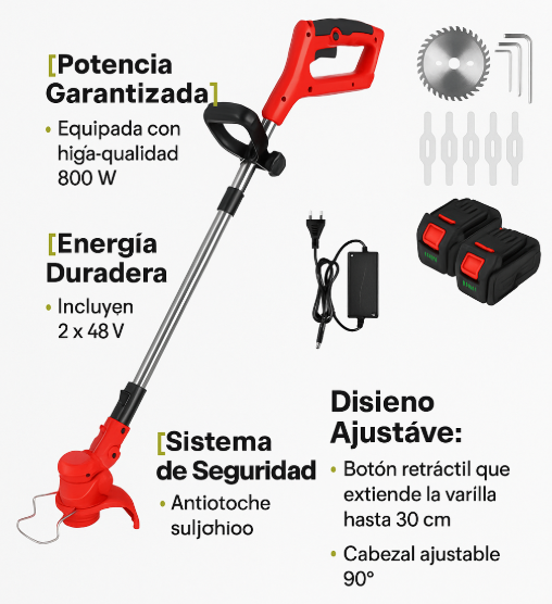 Cortadora de Césped Inalámbrica