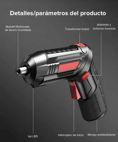 Destornillador Electrico Recargable